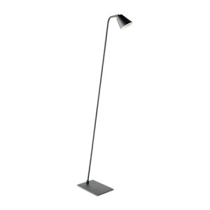 Zuhause Süßes Zuhause Detroit Stehlampe Schwarz - Moderne Lesenlampe