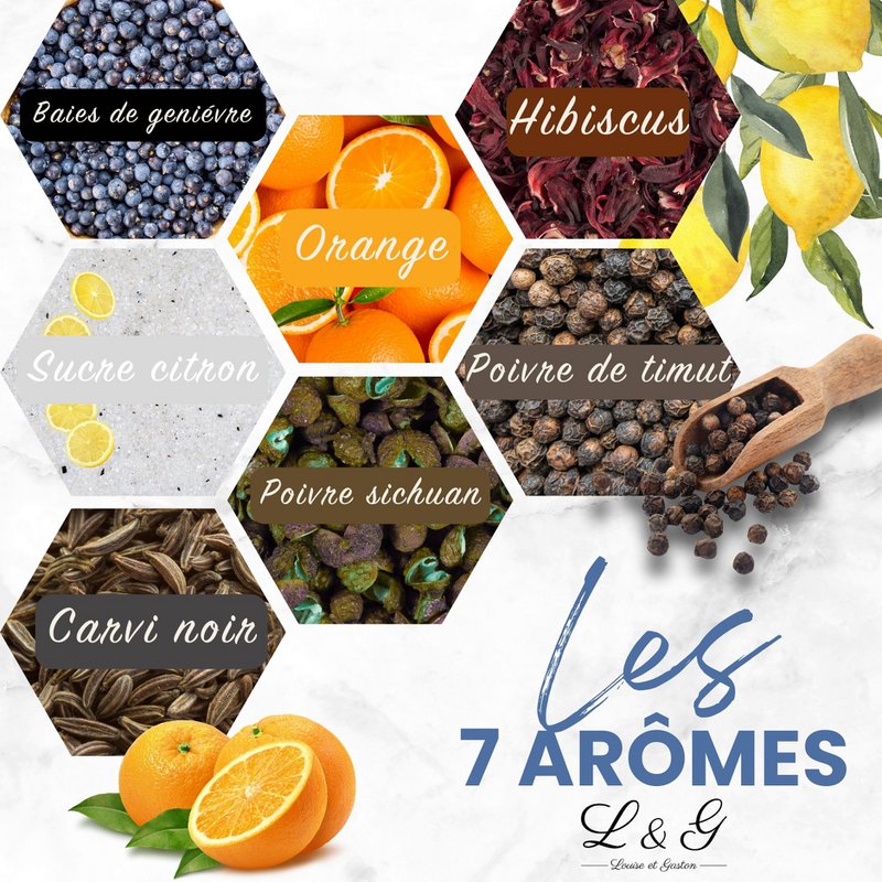 L&G® Spice Discovery Kit til hjemmelavet gin - Eksklusiv gør-det-selv-boks til mænd og kvinder | Unik gaveidé til jul, fødselsdag, valentinsdag | En uforglemmelig oplevelse at nyde derhjemme
