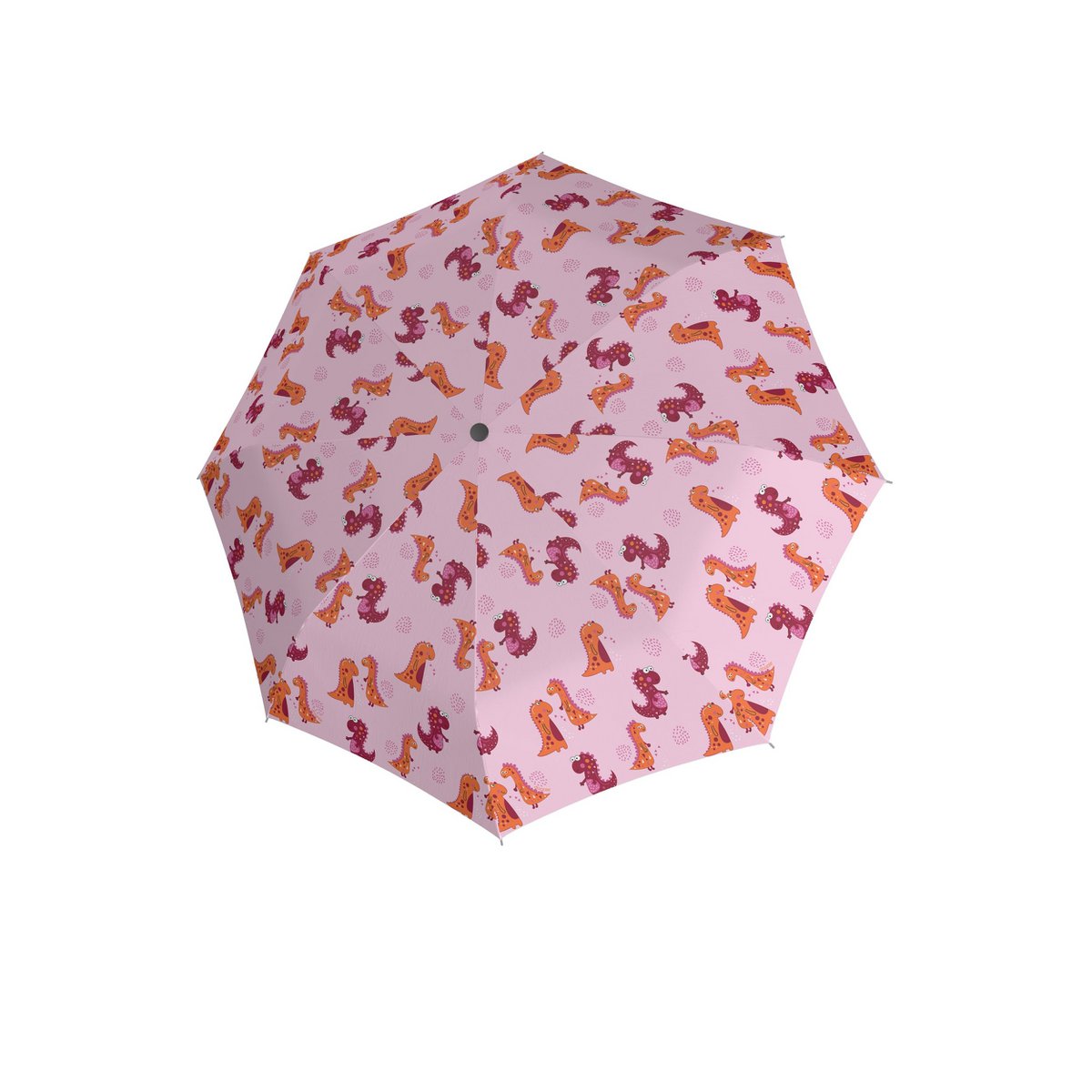 Børneparaply Doppler - Kids Maxi Dino - pink