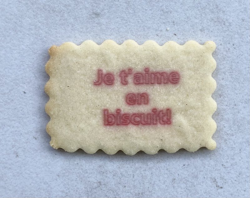 Box of personalized biscuits with the theme "Croque moi!" Copy