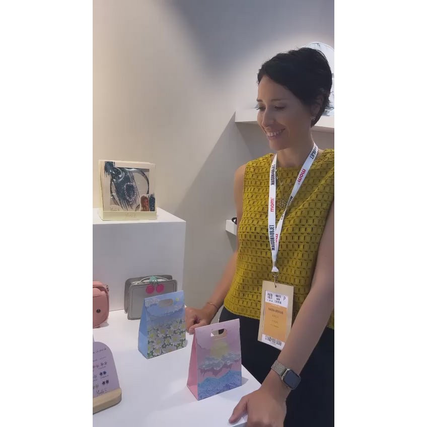 Box of 12 Ceramic Earrings — A Year of Poetry parma