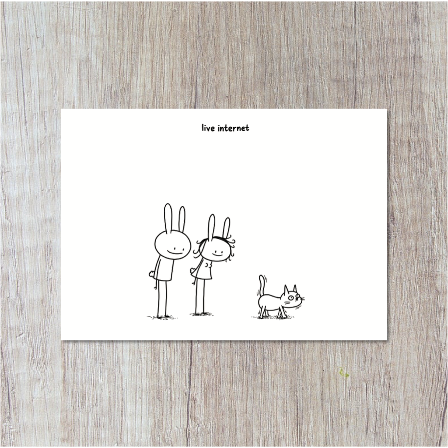 Postcard | Live internet