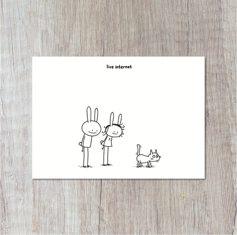 Postcard | Live internet