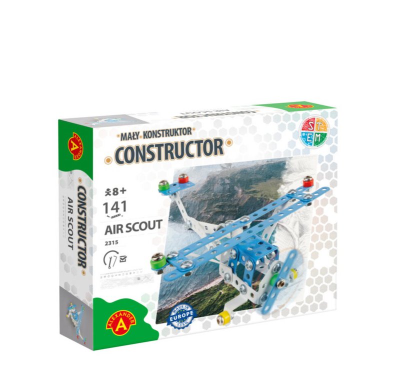 Conjunto de construcción aeronave de aeronave de bricolaje Air Scout Metal