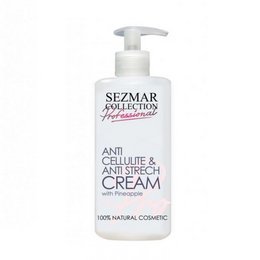 Anti-cellulite and anti-stretch cream with natural ingredients. Helps reduce the appearance of cellulite and stretch marks. Moisturizing formula.