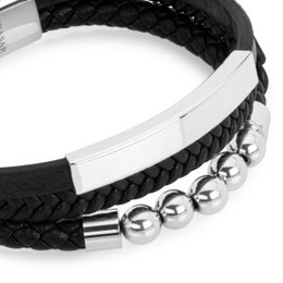 Bracciale in pelle "Perla"