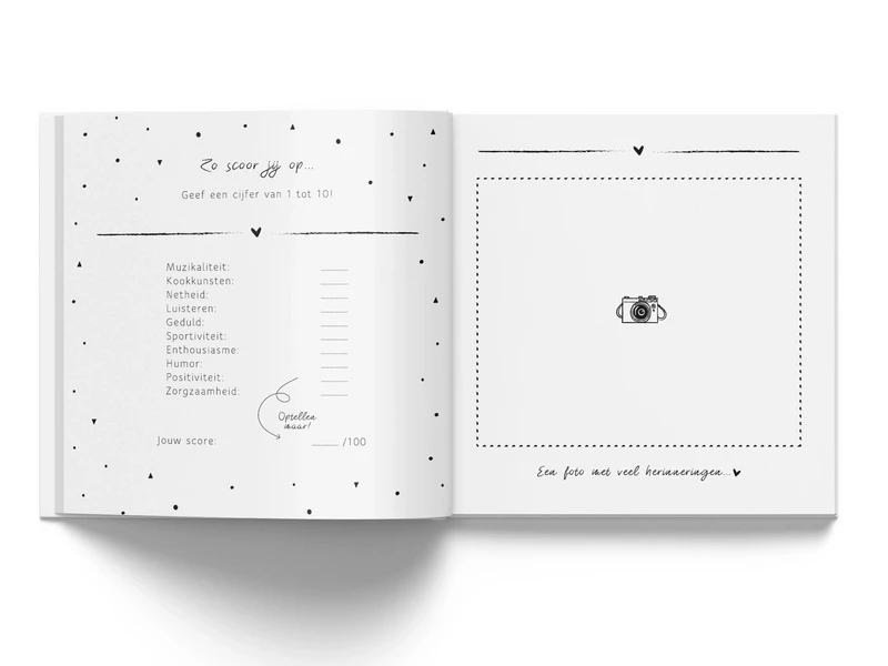 FyllBooks Carost Daddy Entry Booklet