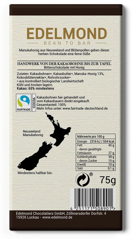 Manuka Honey 65% ​​Chocolate