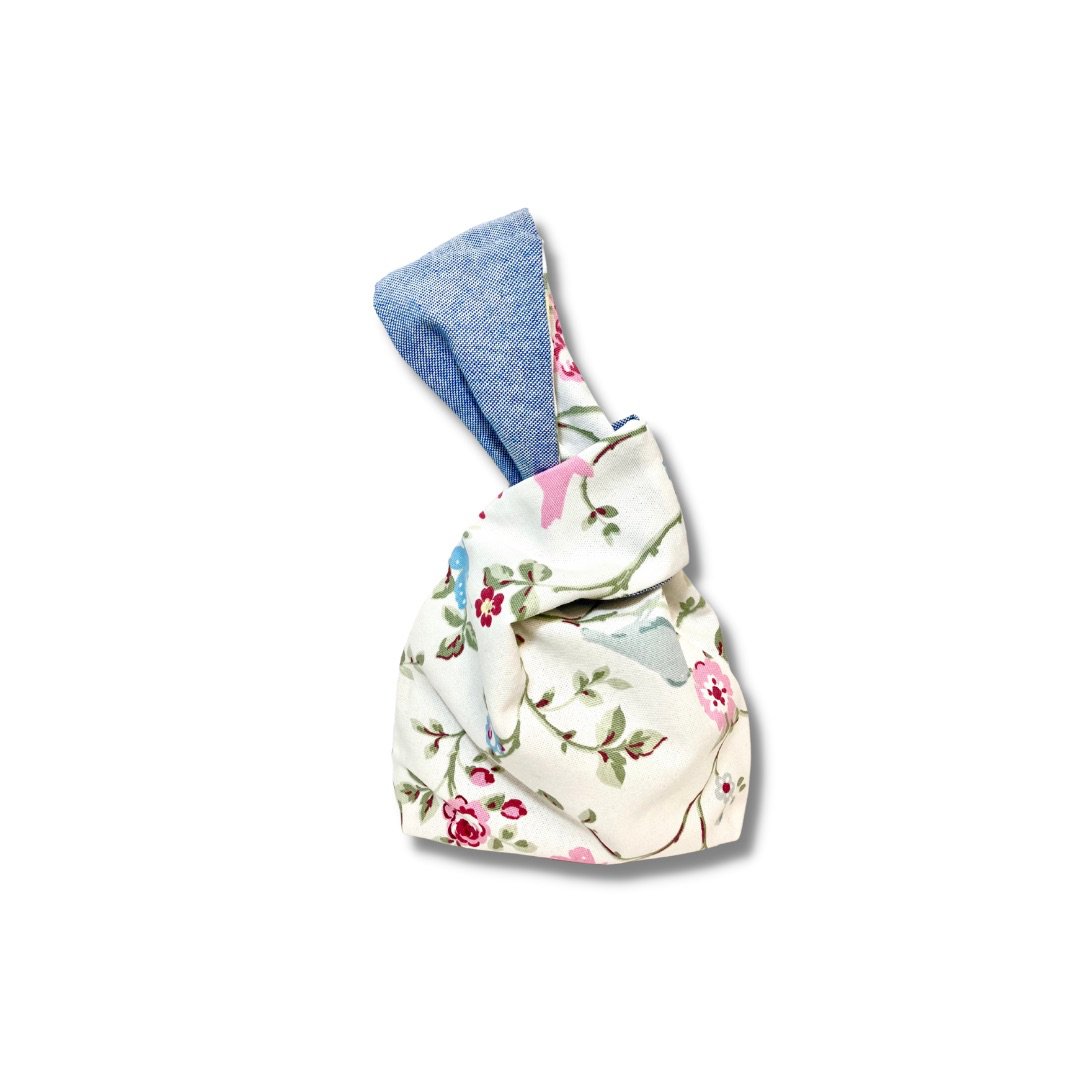 Rose Garden Japanese knot bag