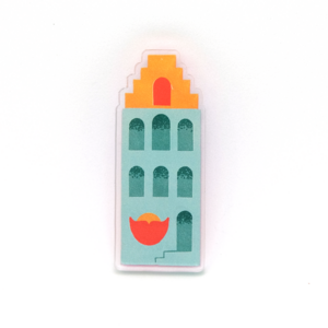 Klein Nederlands Huis Pin Badge
