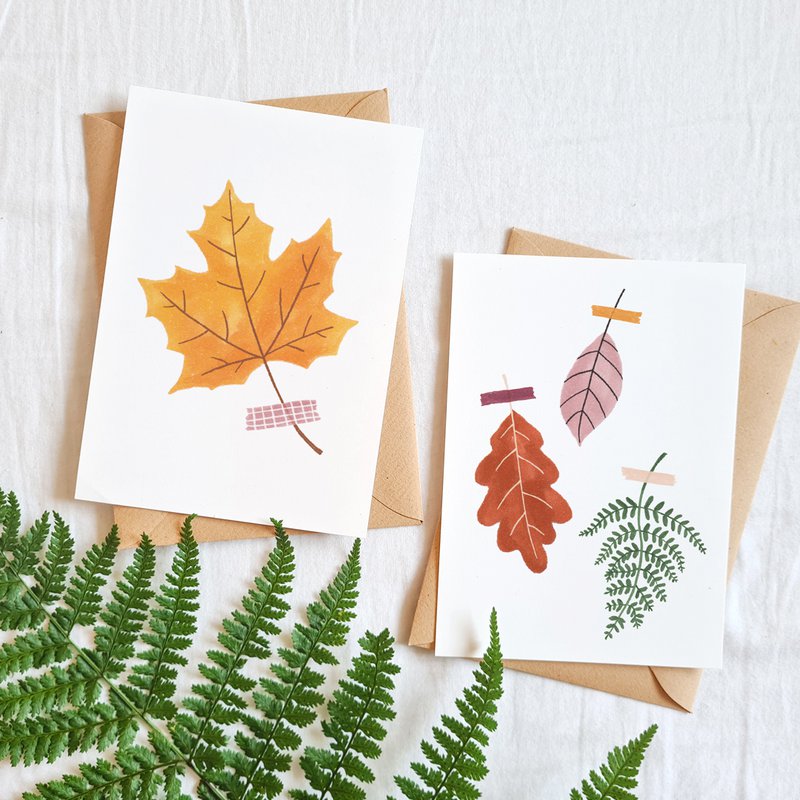 Greeting Card | Autumn leaves