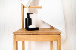 Oak clothes chair