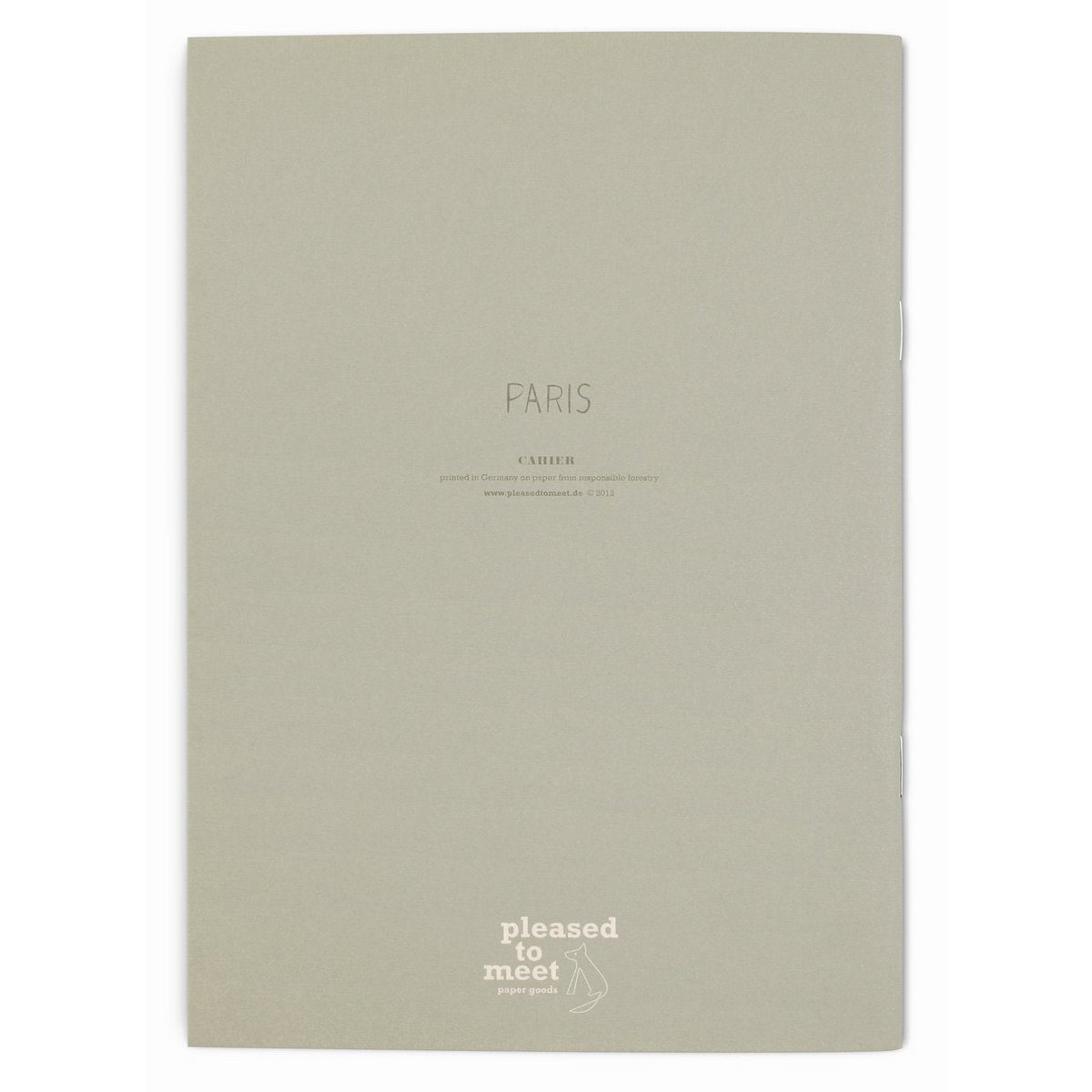 Carnet Paris A5, quadrillé