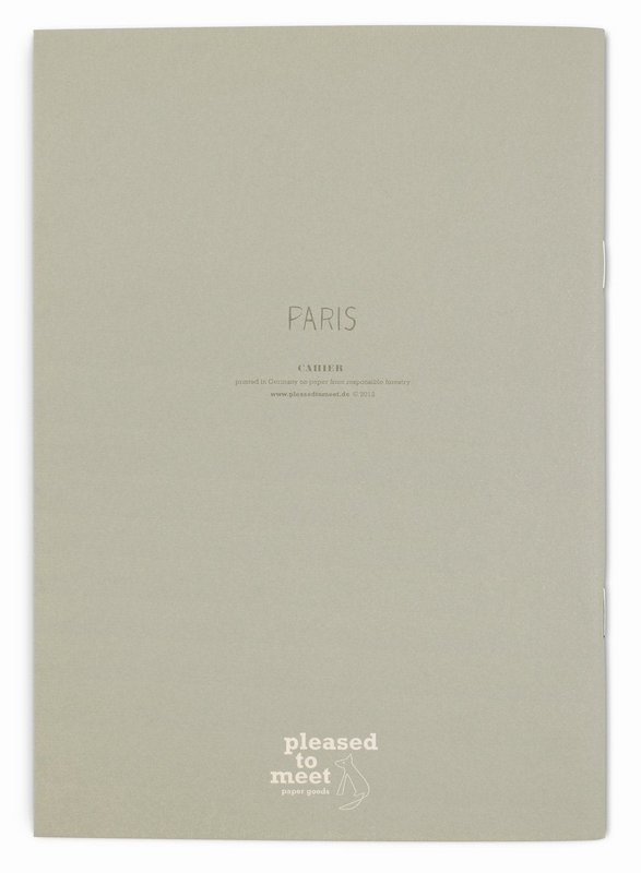 Carnet Paris A5, quadrillé