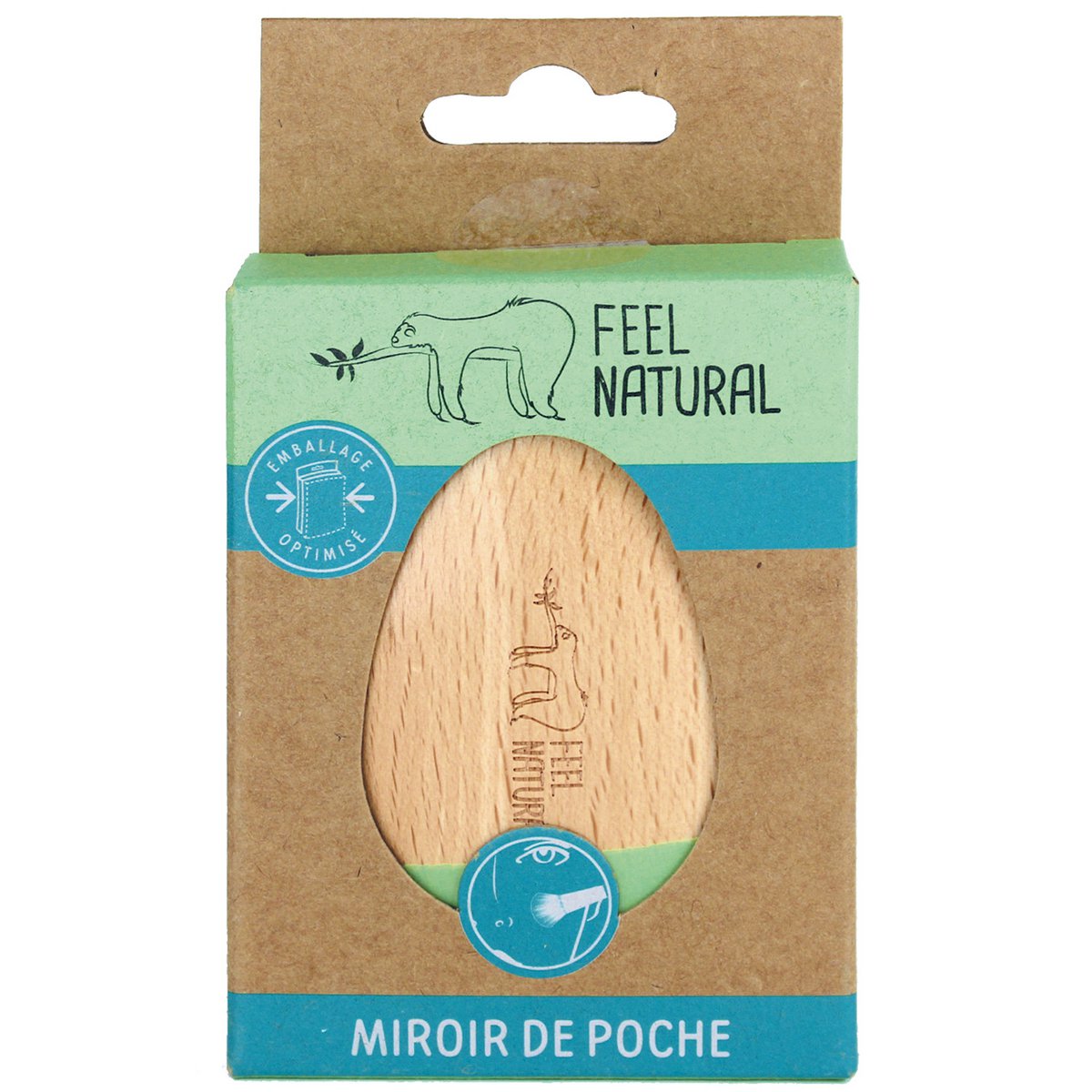 Bamboo Pocket Mirror - Natuurlijk gevoel