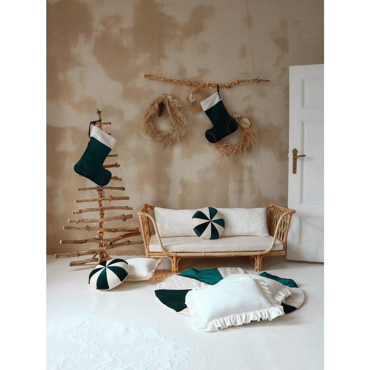 “Green Candy” Christmas Stocking