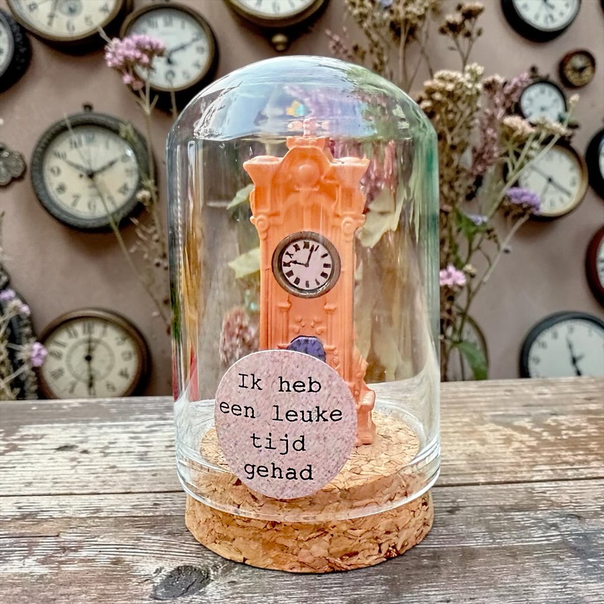 Bell jar - I had a nice time (with clock)