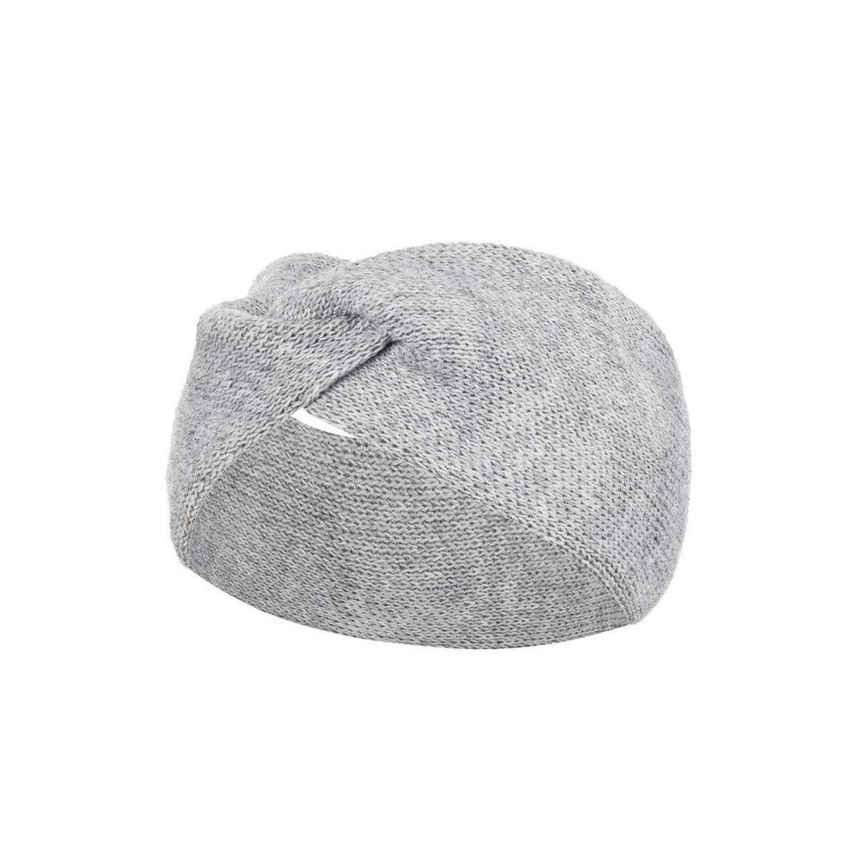 Bandeau en laine et alpaga COSTANZA - GRIS
