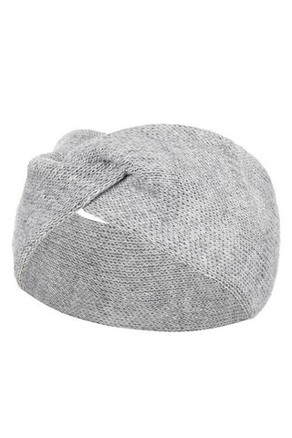 Opaska z wełną i alpaką COSTANZA - GREY