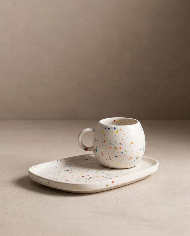 New Party Ball Mug 90ml White