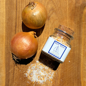 Onion salt - intensely aromatic seasoning salt