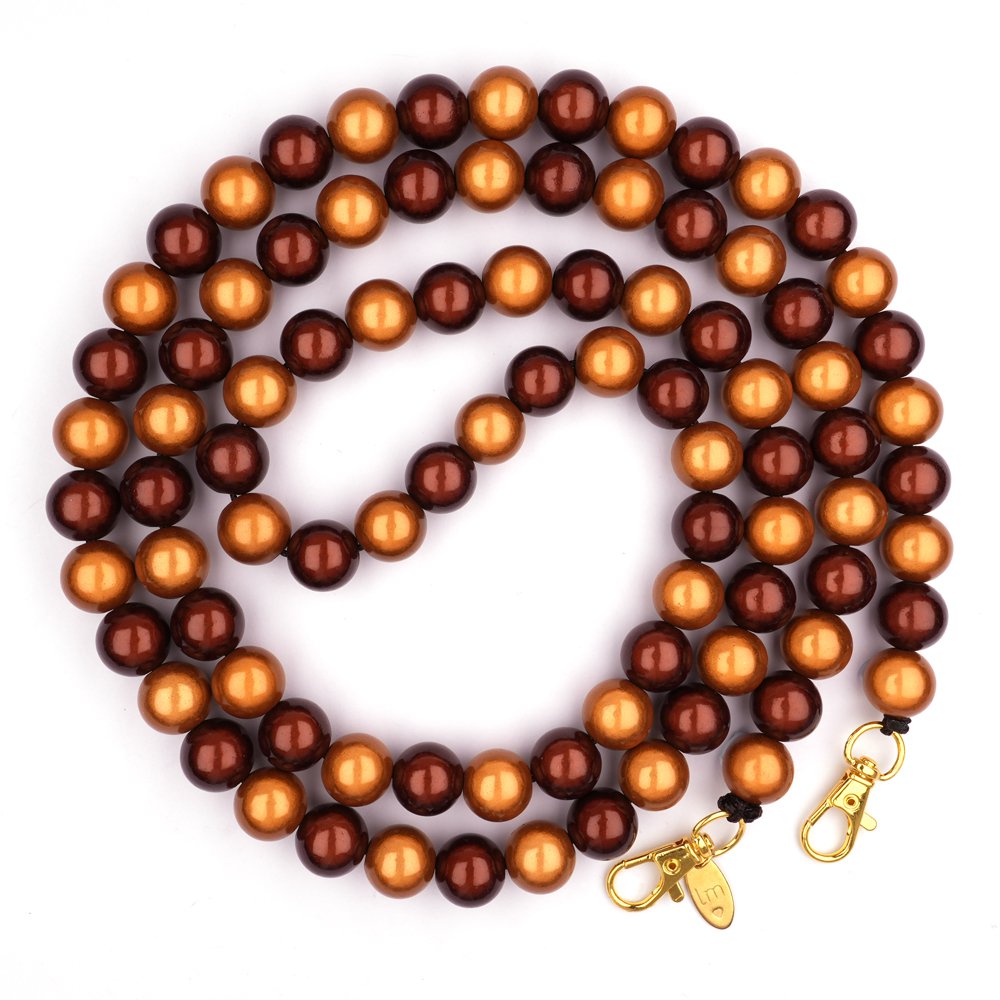 Telefoonkoord LizzyMae Bruin Almond 14mm