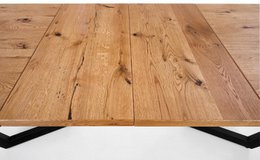 Hautvillers Extendable Dining Table Wood Color