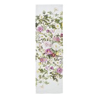 Linnen Table Runner - Rose Flower Garden