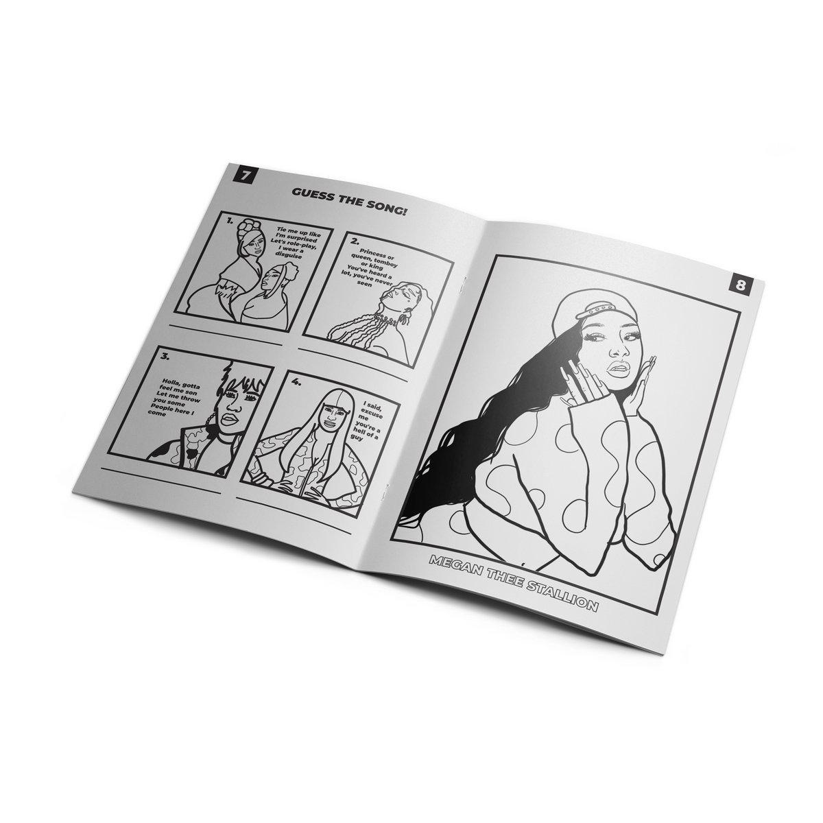 Livre d'activités Rap Queens