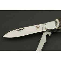 ED MAHONY Wildlife Duo zakmes, hert handvat, 440C
