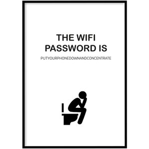 Poster – WLAN-Passwort