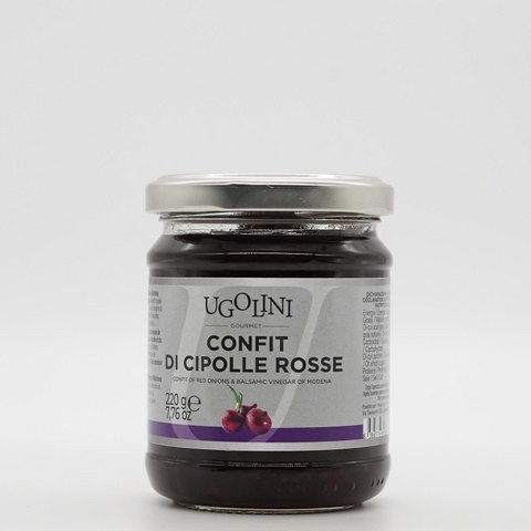 Geconfijte rode ui met balsamico azijn van Modena glutenvrij 220 gr