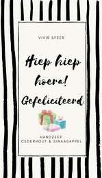 Handseife – Hip Hip Hurra! Glückwunsch