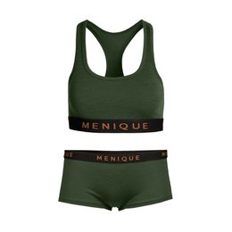 Women's Bra & Boxers 2-Piece Royal Cherry