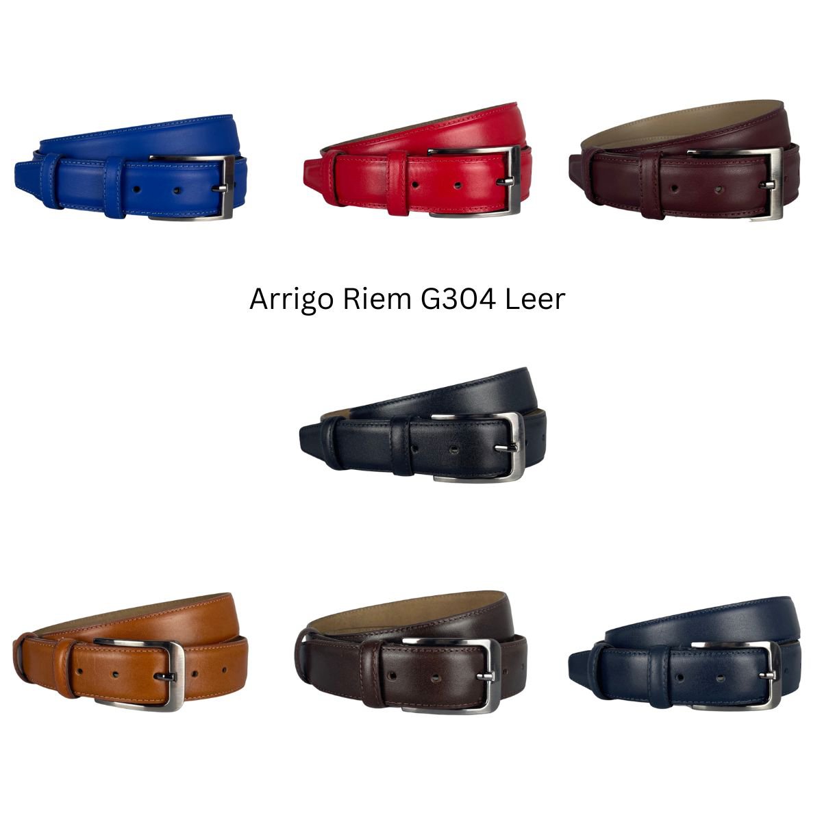 Leder Herrengürtel oder Leder Damengürtel aus Leder - 3,5 cm breit