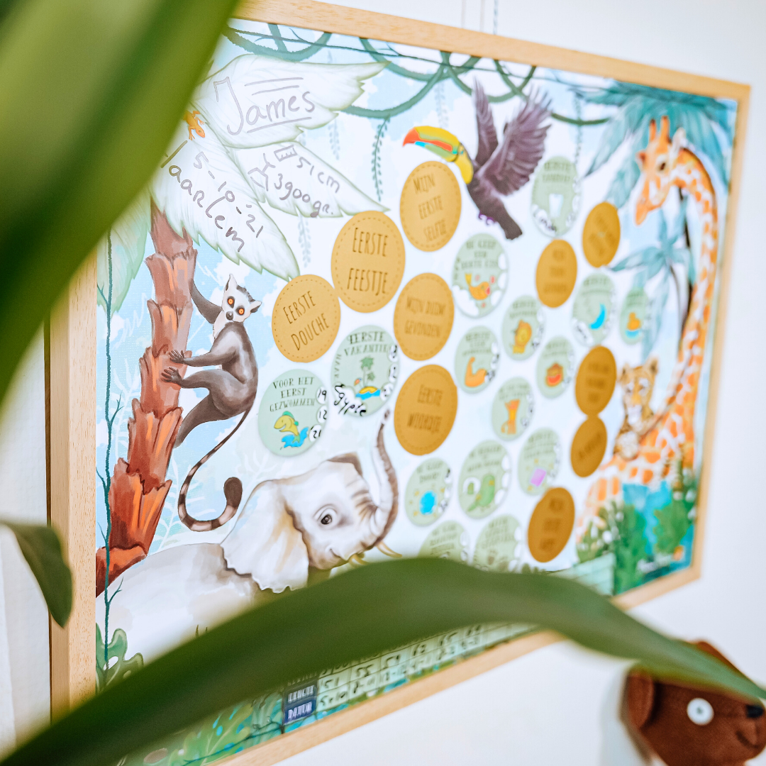 Milestone Scratch Plakat Jungle Green