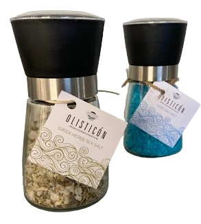 Aegean Herbs Sea Salt - small mill 180g