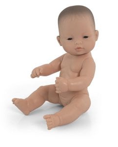 Babypuppe Asiatin 32cm