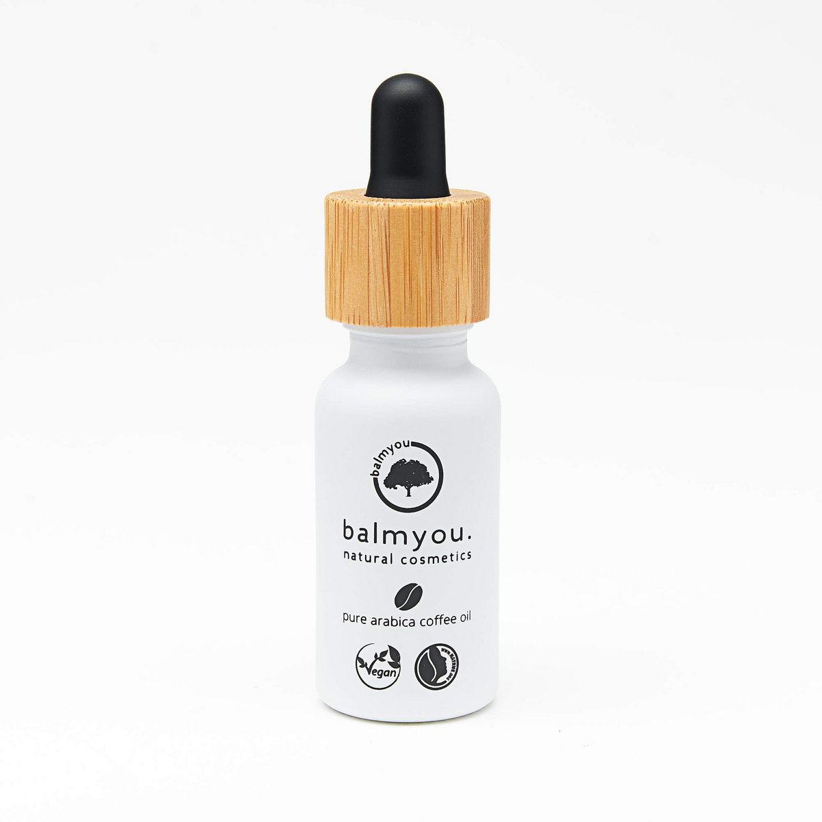 balmyou pure Arabica coffee oil (20 ml): unrefined, cold-pressed, organic, vegan, 100% pure