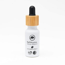 balmyou ren Arabica kaffeolie (20 ml): uraffineret, koldpresset, økologisk, vegansk, 100% ren