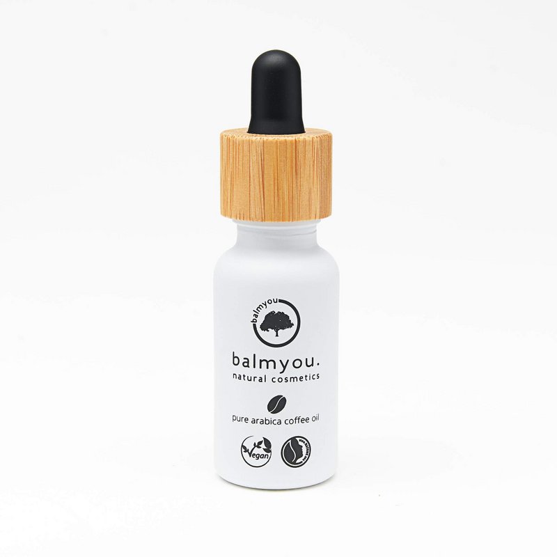 balmyou pure Arabica coffee oil (20 ml): unrefined, cold-pressed, organic, vegan, 100% pure