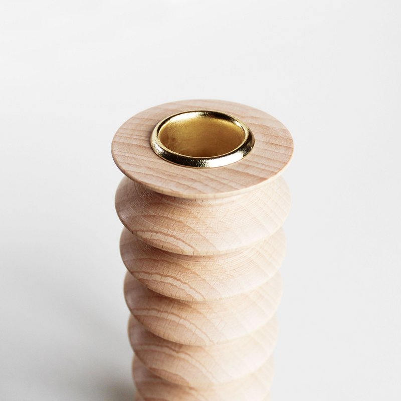 Totem Holzkerzenhalter - Tall Nº 2