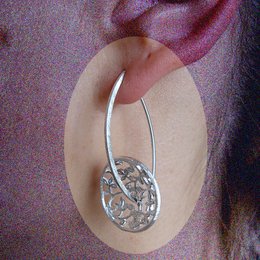 E 994 earrings, silver
