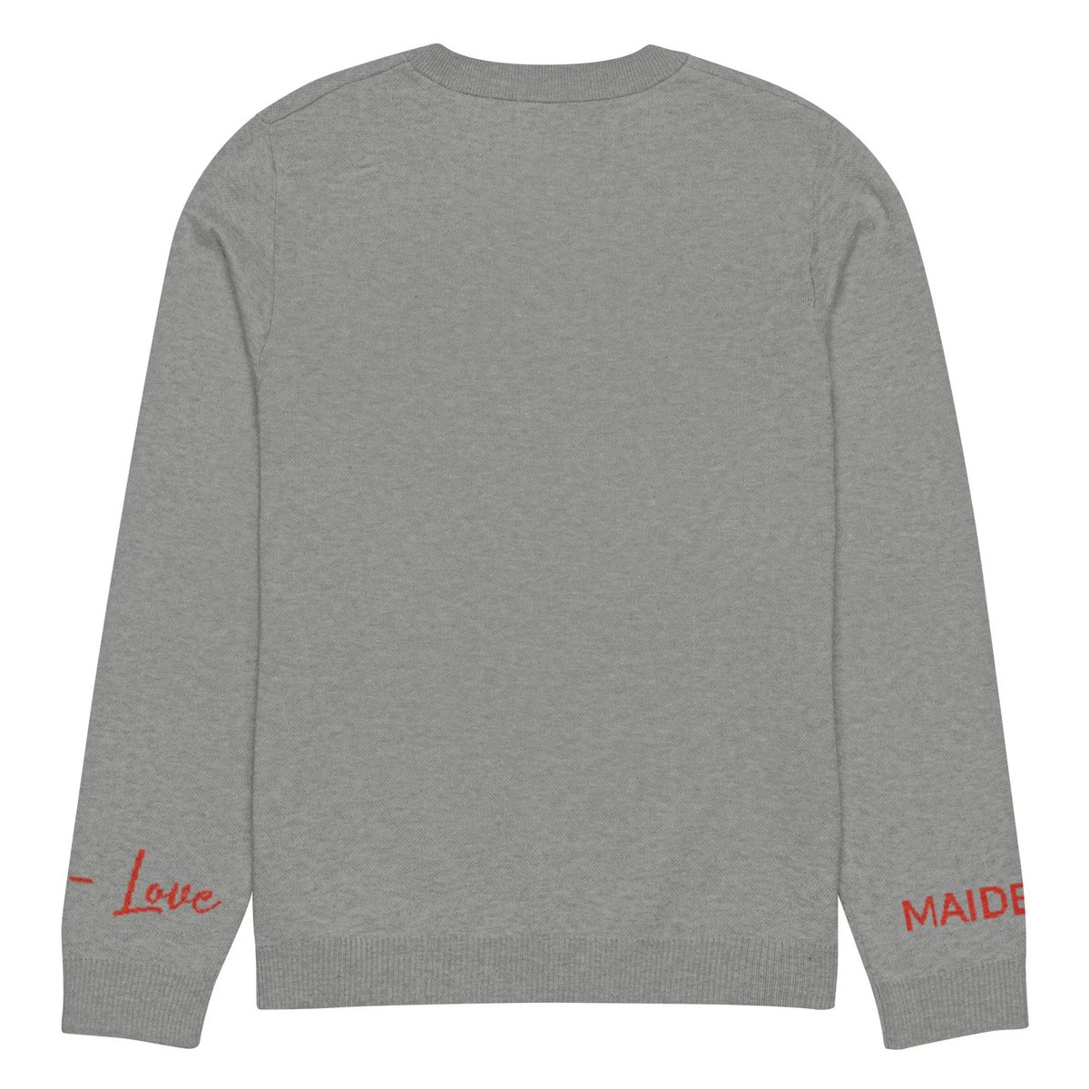 Heart - Strikket sweater med rund hals GRÅ | strikket sweater med rund hals