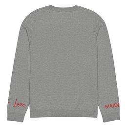 Heart - Strikket sweater med rund hals GRÅ | strikket sweater med rund hals