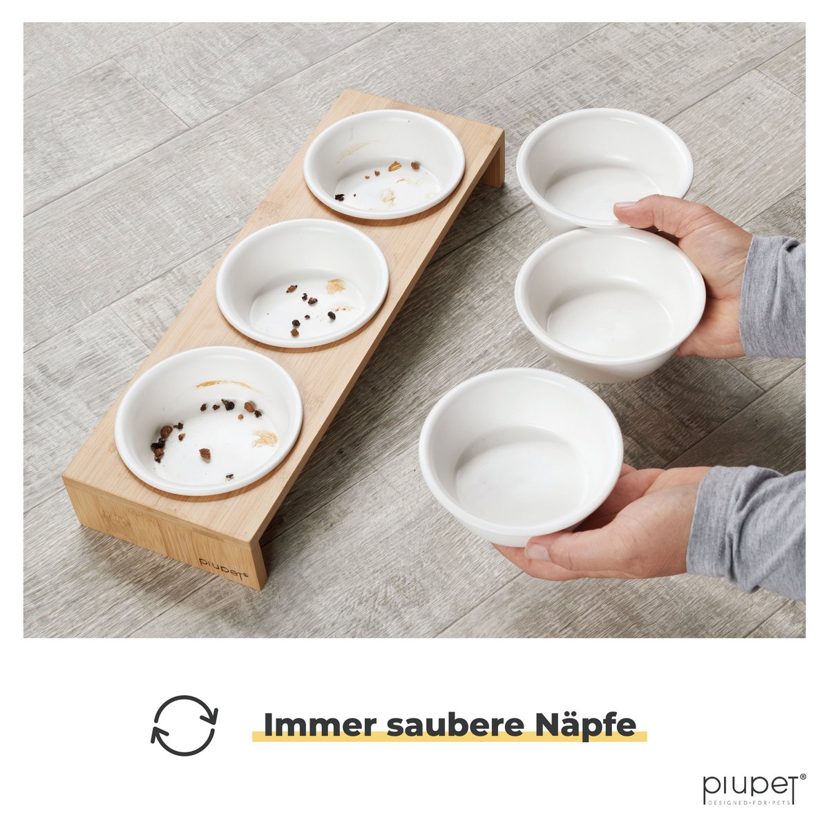 3 gamelles pour chat "CAMI"
