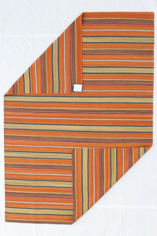 Hazan Kelim Stripes-H Or Orange