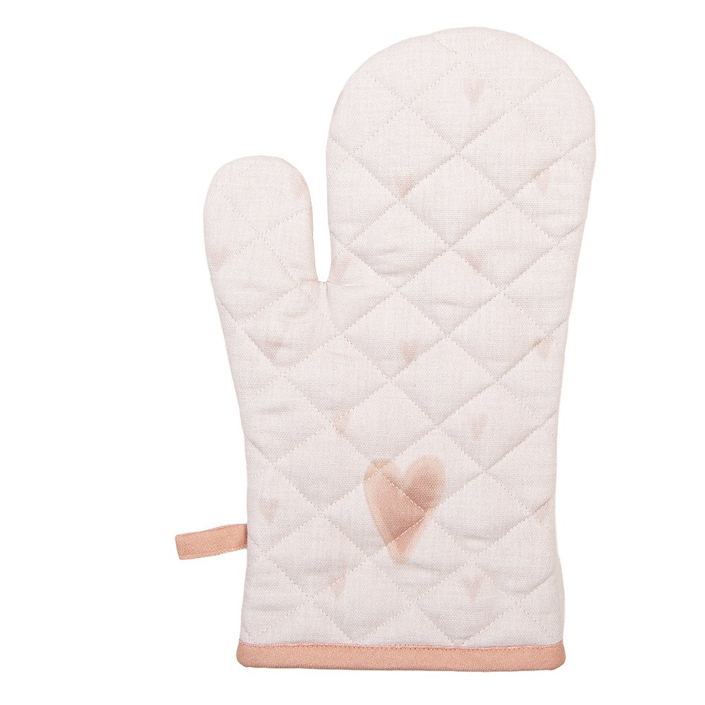 Gant de cuisine 18x30 cm Coton Beige