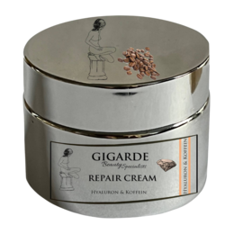 Crema reparadora con aloe vera, ácido hialurónico y cafeína - crema facial, 50 ml
