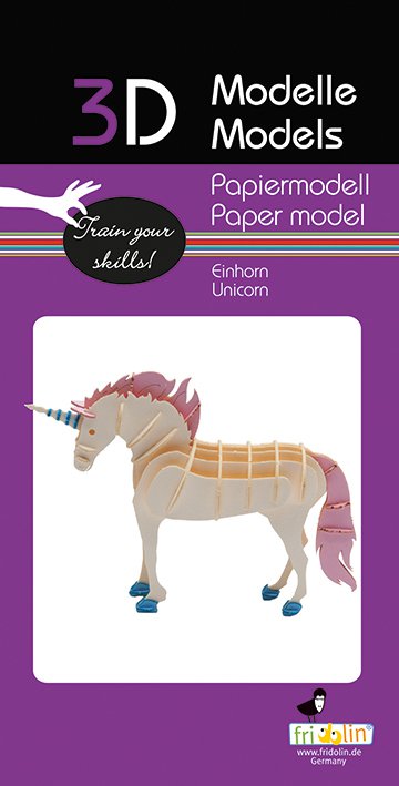 Modèle en papier 3D - Licorne